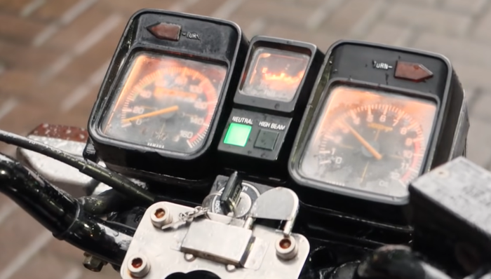 Speedometer Yamaha RX-King Desta masih orisinil