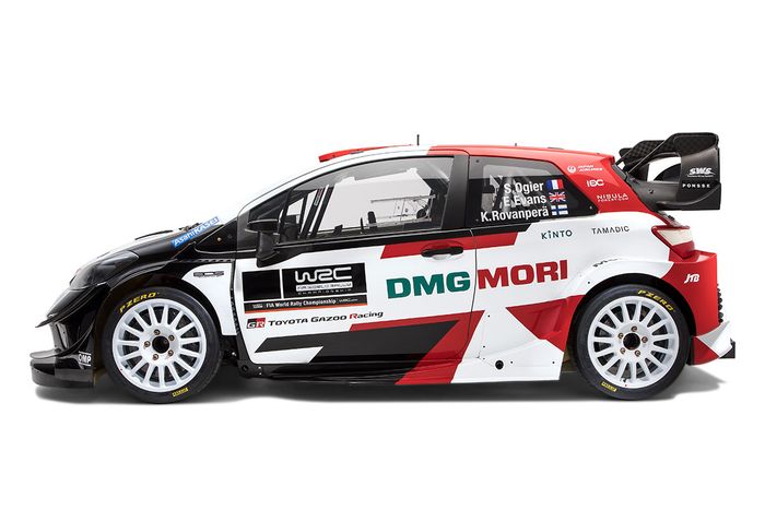 Toyora Yaris WRC dari Toyota Gazoo Racing WRT untuk kompetisi WRC 2021
