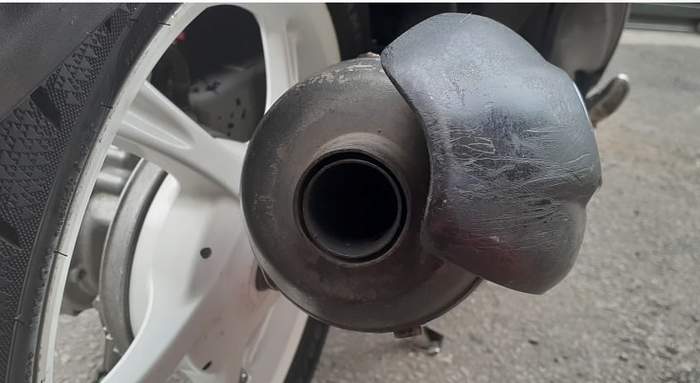 Knalpot custom kondoman agar performa maksimal namun terlihat standart