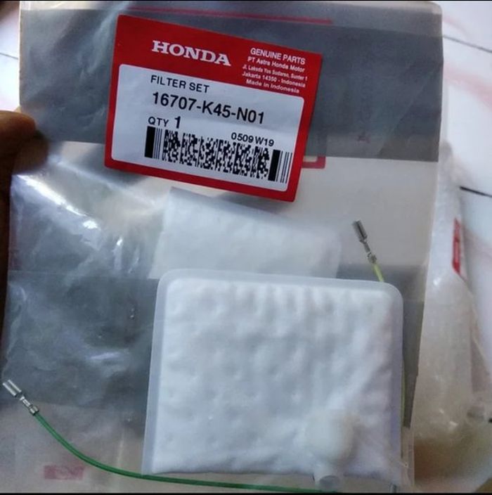 Filter fuel pump Honda CRF250 Rally, persis milik CBR150R lokal