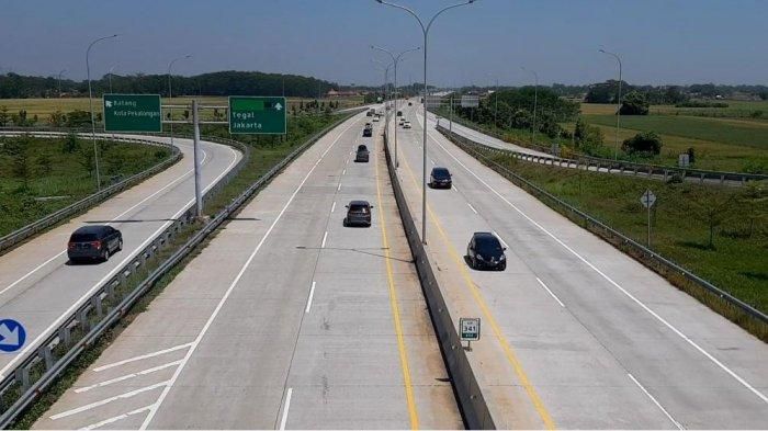 Ruas jalan tol Pemalang-Batang, Jawa Tengah.