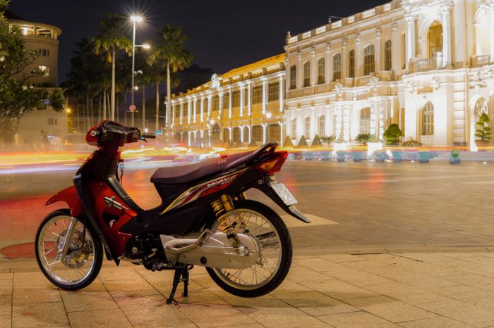 Modifikasi Honda Supra Fit yang impresif