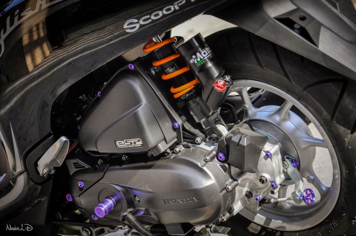 Shock belakang pakai Matris