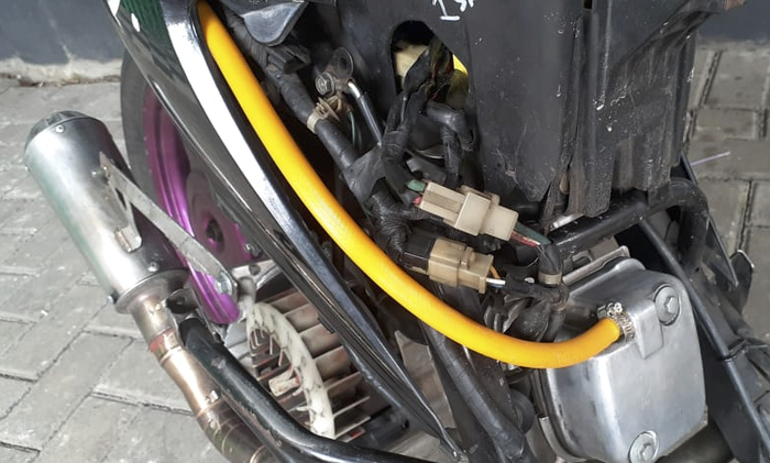 Mesin Honda BeAT kena oprek dengan spesifkasi 54 road race