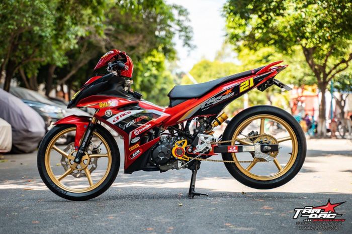 Modifikasi Yamaha MX King 150 ala motor balap