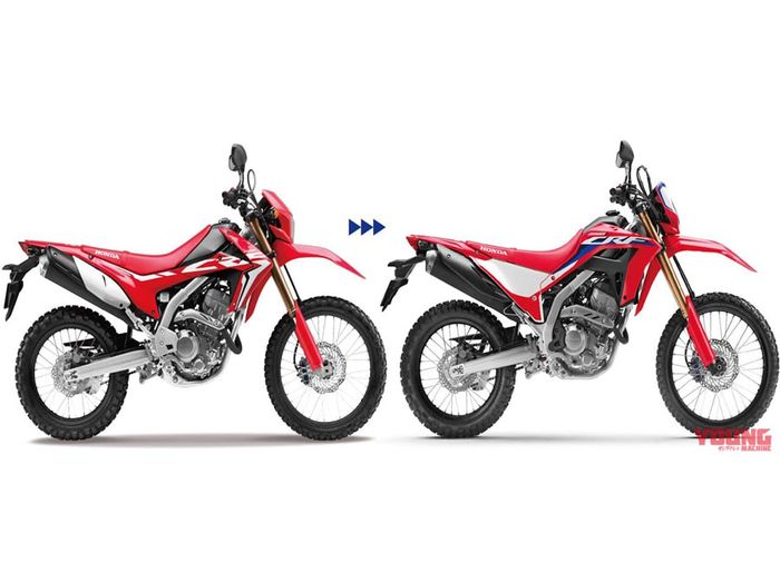 perbandingan desain Honda CRF250L 2021 dengan versi sebelumnya