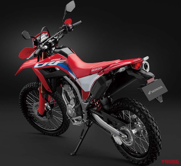 detail buritan Honda CRF250L 2021