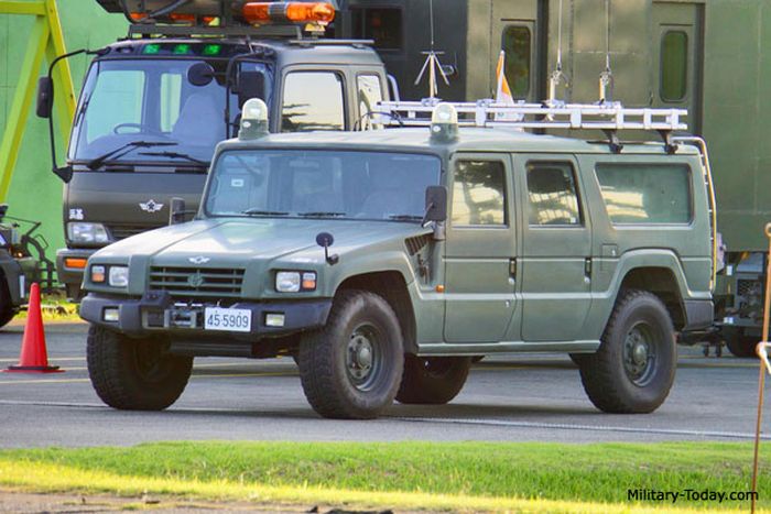 Toyota Mega Cruiser yang dipakai pasukan militer Jepang