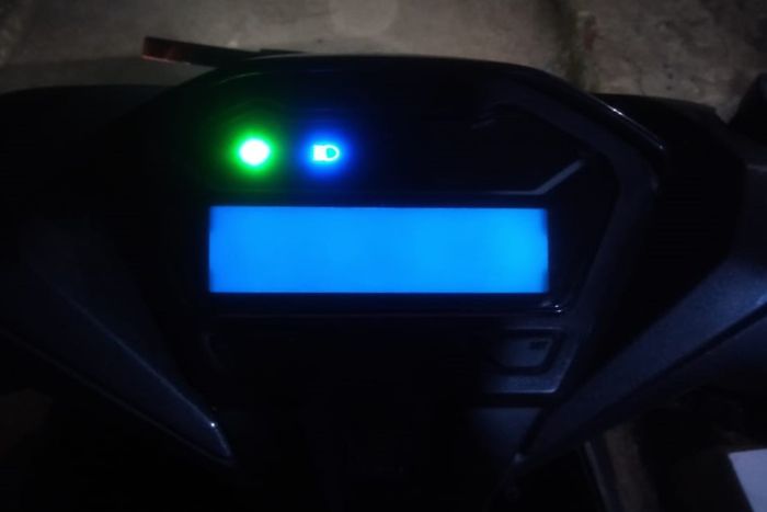 Kondisi speedometer Honda Vario yang mati