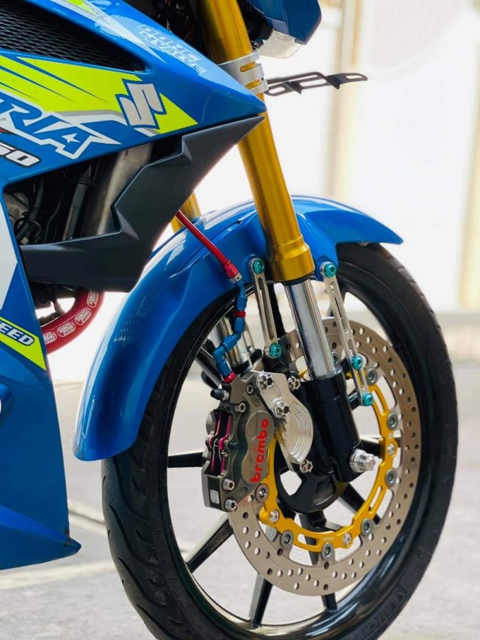 Garpu depan diganti dengan upside down milik Honda MSX 125