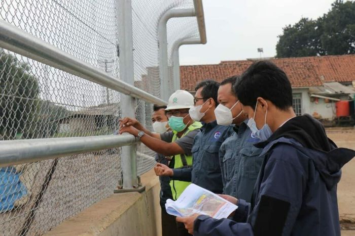 Asdep Infrastruktur Dasar, Perkotaan dan Sumber Daya Air, Deputi Bidang Koordinasi Infrastruktur dan Transportasi Kemenko Marves meninjau pembangunan Tol Cisumdawu