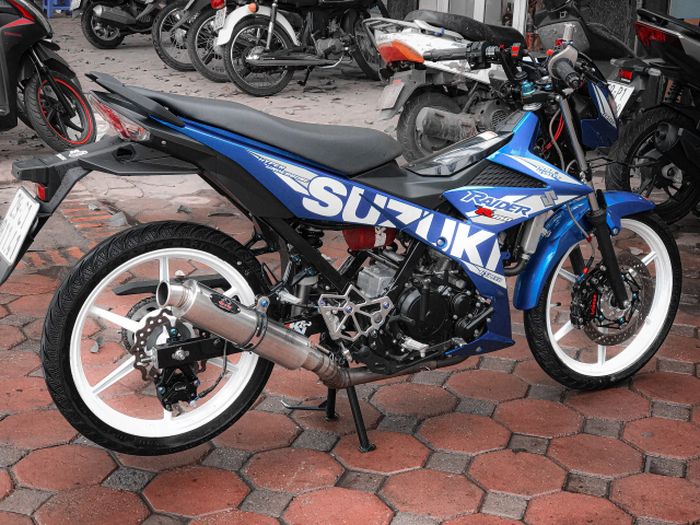 Modifikasi minimalis Suzuki Satria F150