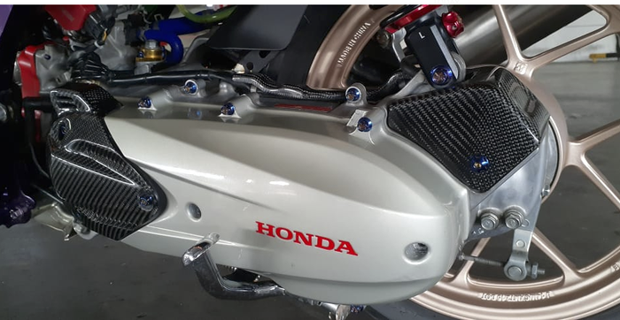Jeroan dan bak CVT kena upgrade pakai milik Honda Vario versi sebelumnya