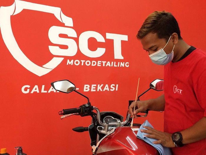 Paket cuci hingga coating tersedia bagi Small Bike, Medium Bike, Large Bike, dan Extra Large Bike