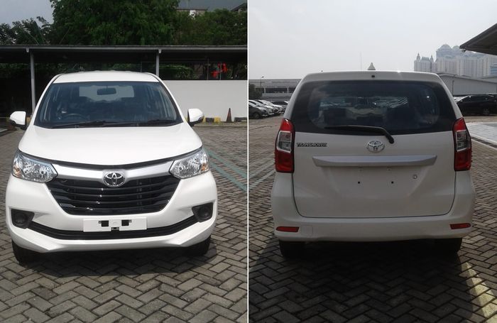 Tampang luar Transmover sama persis dengan Toyota Avanza gen-3 (Grand New Avanza). Cuma dijual warna putih  