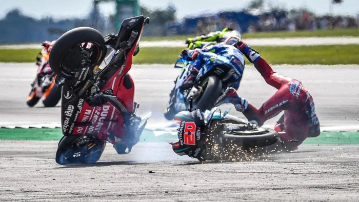 Begini cerita Andrea Dovizioso crash langsung lupa ingatan