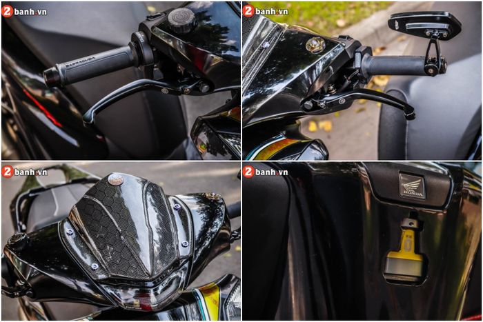 Part-part mewah di area kokpitnya