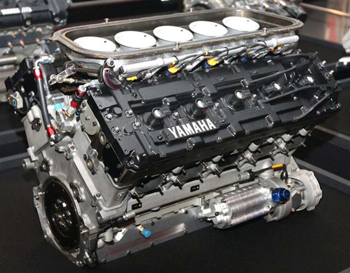 Mesin Yamaha OX99 yang pertama kali digunakan di F1 bersama Jordan Grand Prix di tahun 1991. 