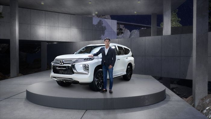 Naoya Nakamura, Presiden Direktur MMKSI saat di acara peluncuran Mitsubishi New Pajero Sport 2021.
