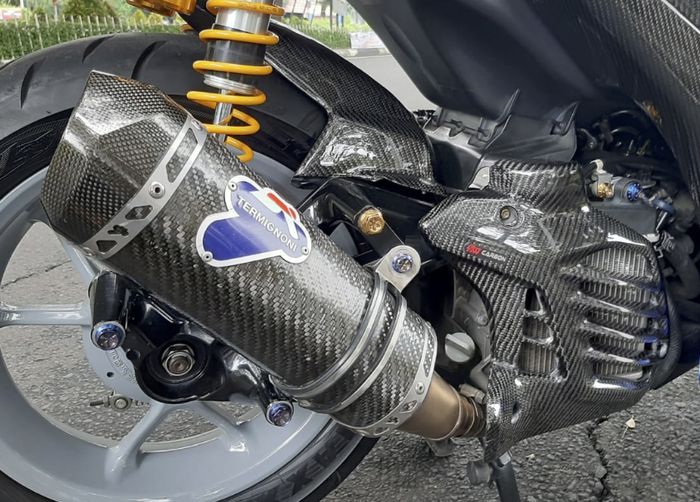 Knalpot pakai Termighoni slip on Kawasaki Ninja 250 Fi
