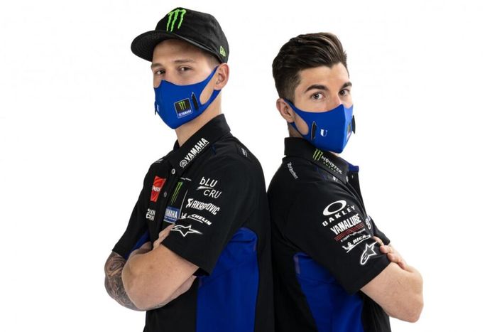 Maverick Vinales (kanan) dan Fabio Quartaro (kiri) akui kemapuan Cal Crutchlow.