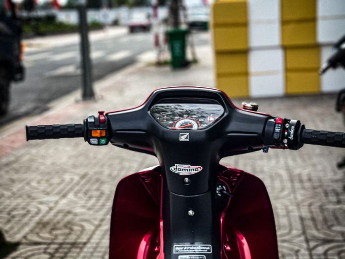 Tampilan kokpit Honda Supra ini