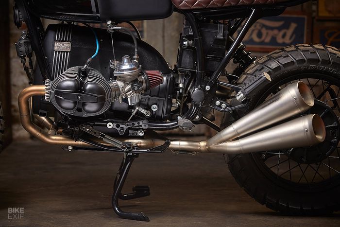 Mesin BMW R80R Mystic ini diupgrade jadi 1.070cc