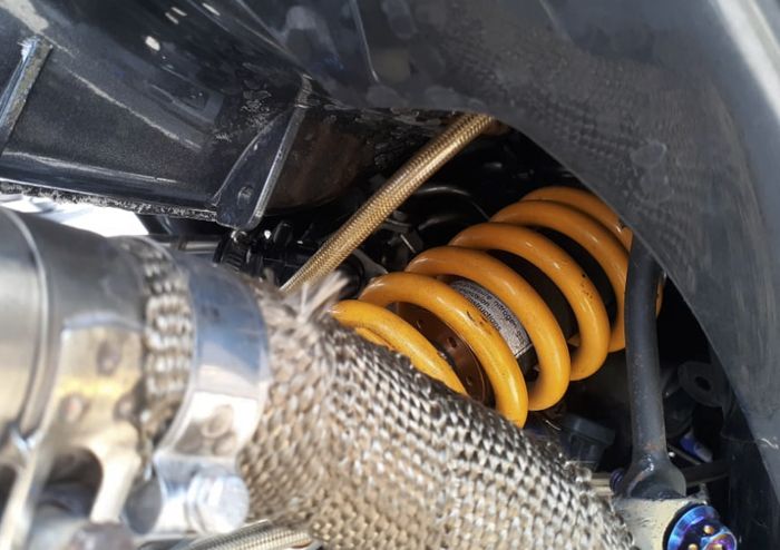 Modifikasi kaki-kaki jadi monoshock pakai NUI Racing