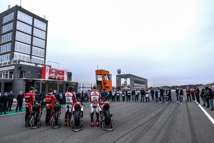 Hormati Fausto Gresini, tim Gresini Racing lakukan tribute saat ikut tes privat di Valencia