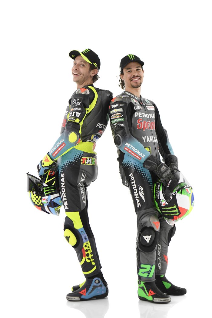 Valentino Rossi dan Franco Morbidelli, tim Petronas Yamaha SRT 2021