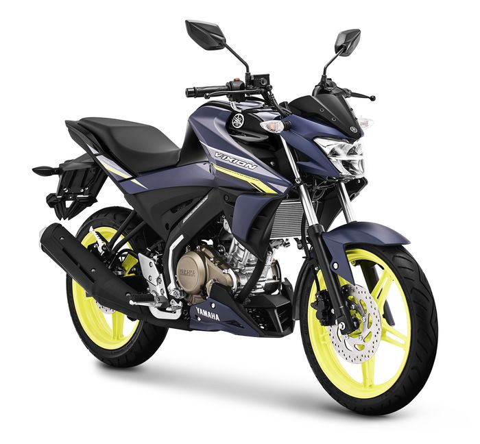 Dengan warna dan striping baru, Yamaha Vixion dibanderol  Rp 27,945 juta on the road Jakarta.