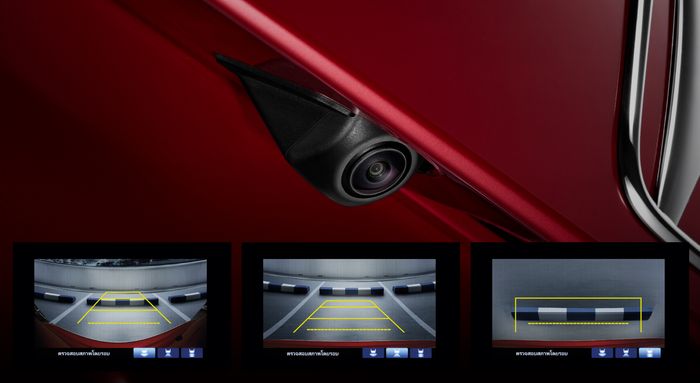 Honda City Hatchback RS Thailand dilengkapi multiangle view camera