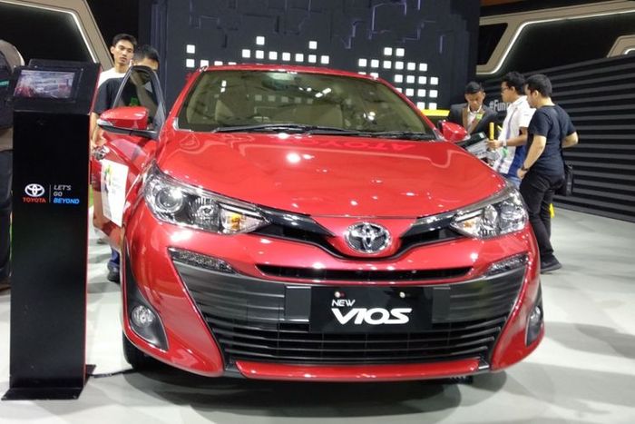 Toyota Vios jadi salah satu pilihan di IIMS 2018