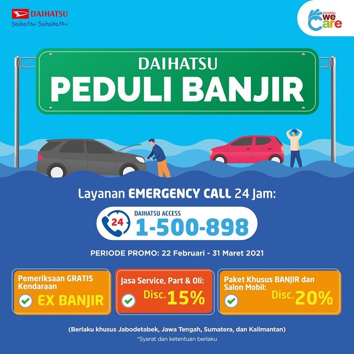 Daihatsu peduli banjir