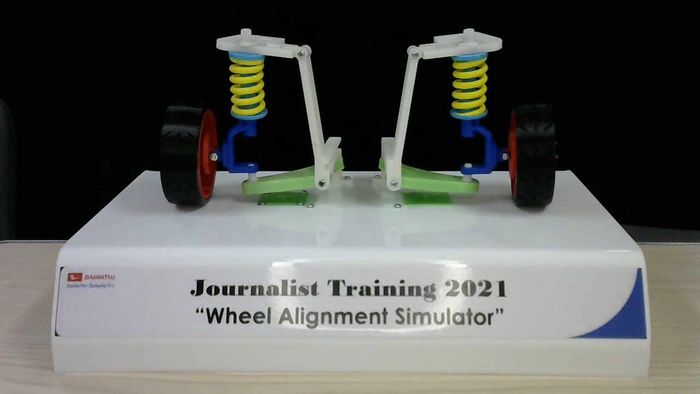 Simulator alat peraga wheel alignment PT Astra Daihatsu Motor