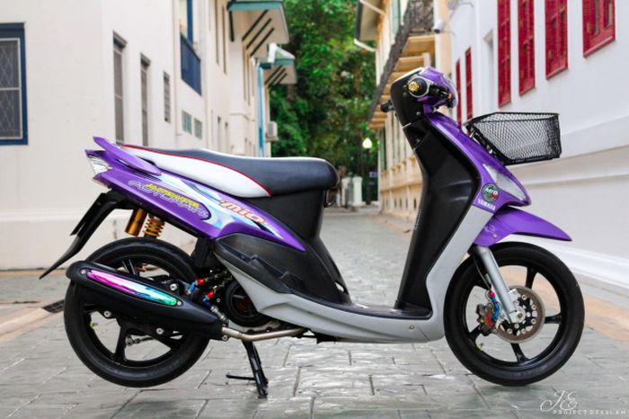 Modifikasi Yamaha Mio yang impresif