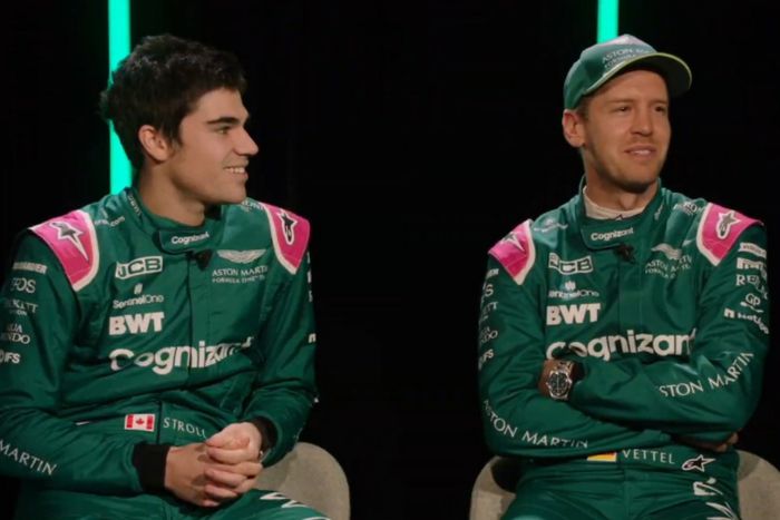 Dua pembalap Aston Martin F1 Team untuk F1 2021 yaitu Lance Stroll (kiri) dan Sebastian Vettel (kanan.