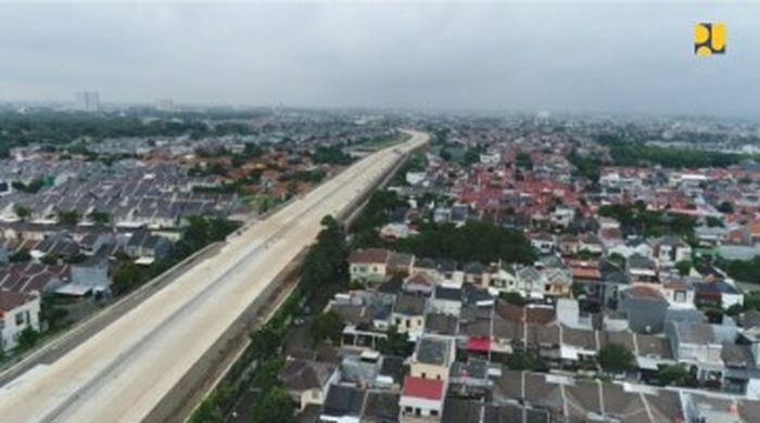 Tol Cengkareng-Batuceper-Kunciran membentang sepanjang 14,19 Km