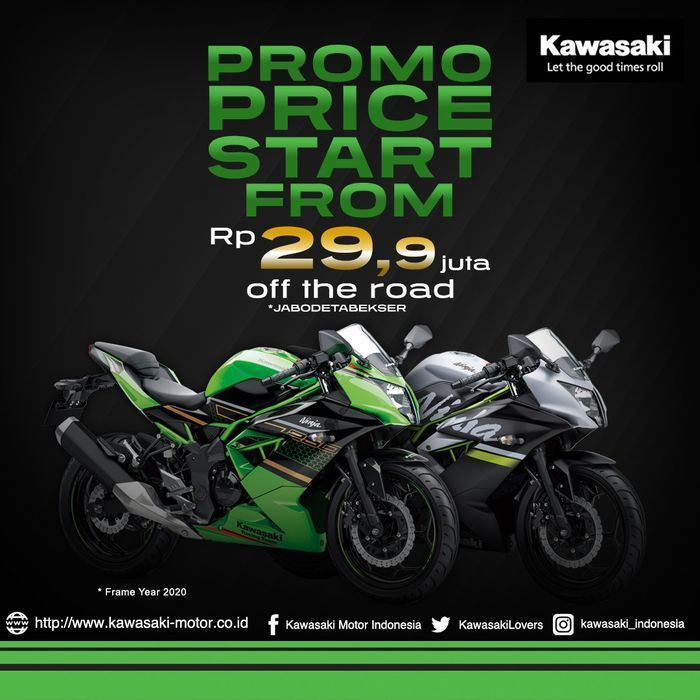 Promo motor baru Kawasaki Ninja 250SL, harganya turun jauh.