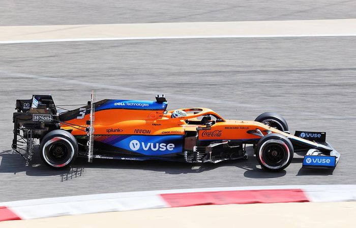 Tujuan mobil F1 pakai jaring kawat besi