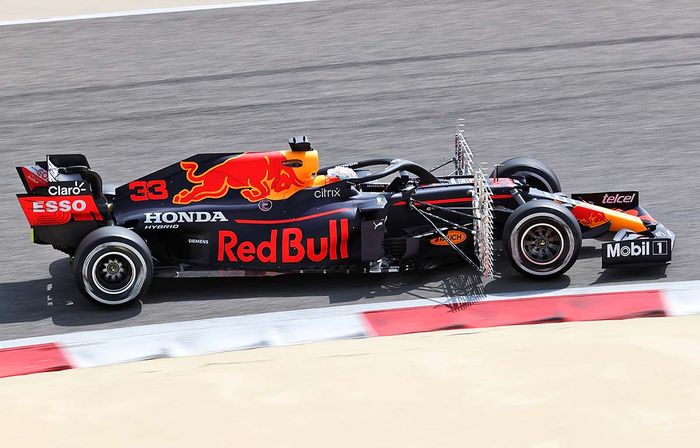 Tujuan mobil F1 pakai jaring kawat besi