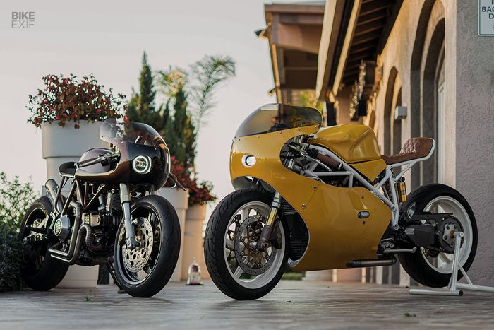 Ducati 998 cafe racer yang menawan