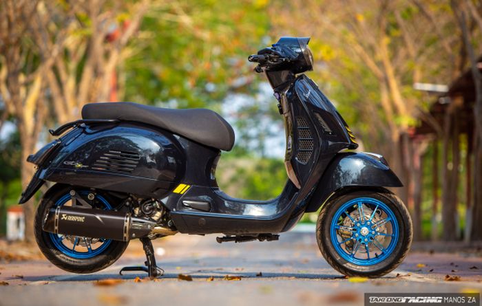 Modifikasi Vespa GTS Super Tech 300 yang menawan