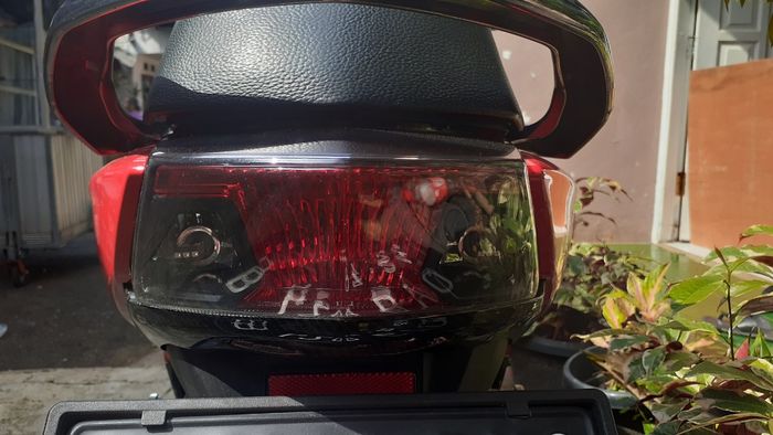 Tampilan stop lamp Yamaha FreeGo terlihat jadi lebih kece