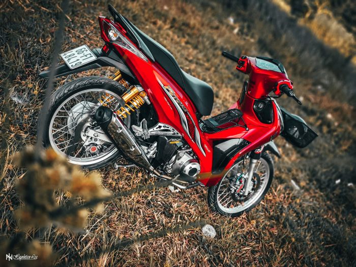 Modifikasi Honda Supra X 125 yang begitu sangar