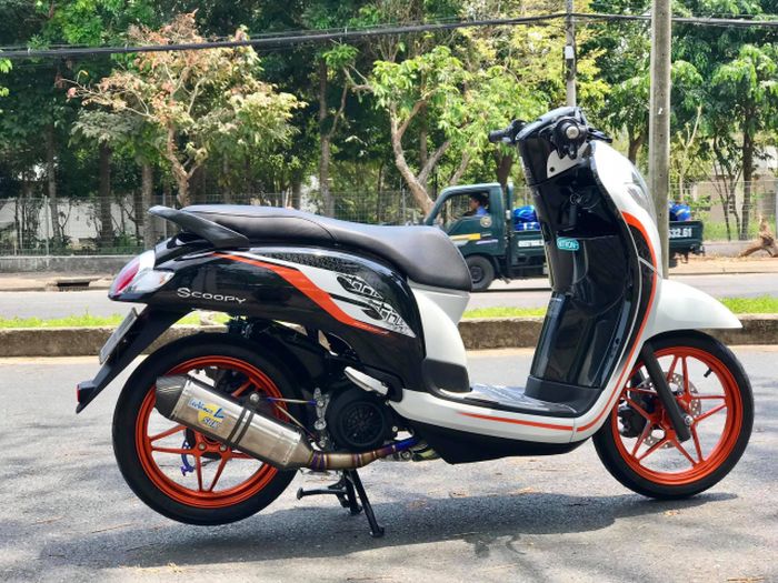 Modifikasi Honda Scoopy yang menawan