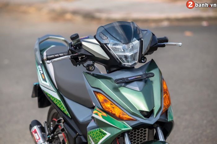 Tampilan depan Honda Supra GTR 150 ini 