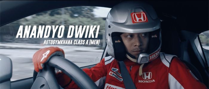 Anandyo Dwiki, pembalap slalom Honda Racing Indonesia (HRI) 2021