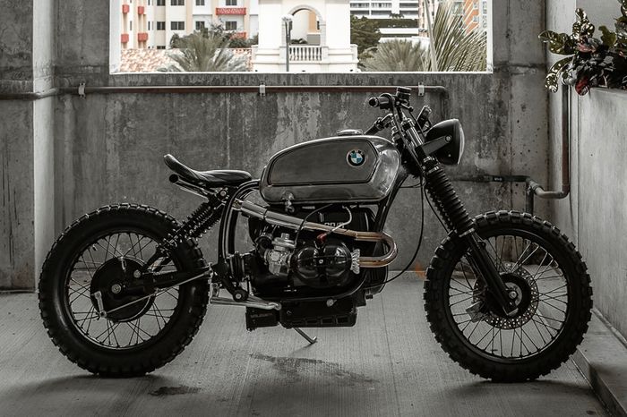 BWM R90/6 scrambler bobber yang keren dan unik
