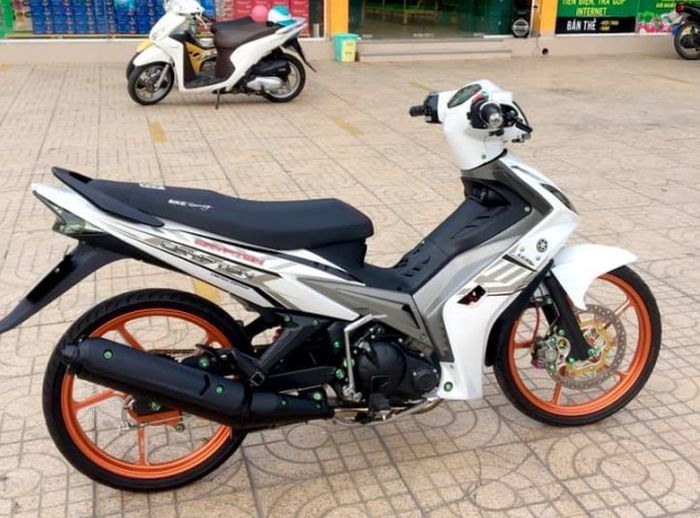 Ubahan pada Yamaha Jupiter MX 135 ini cukup simpel